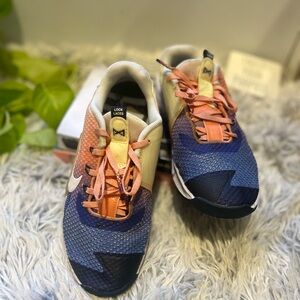 Nike Metcon Kids' Blue and Orange Sneakers